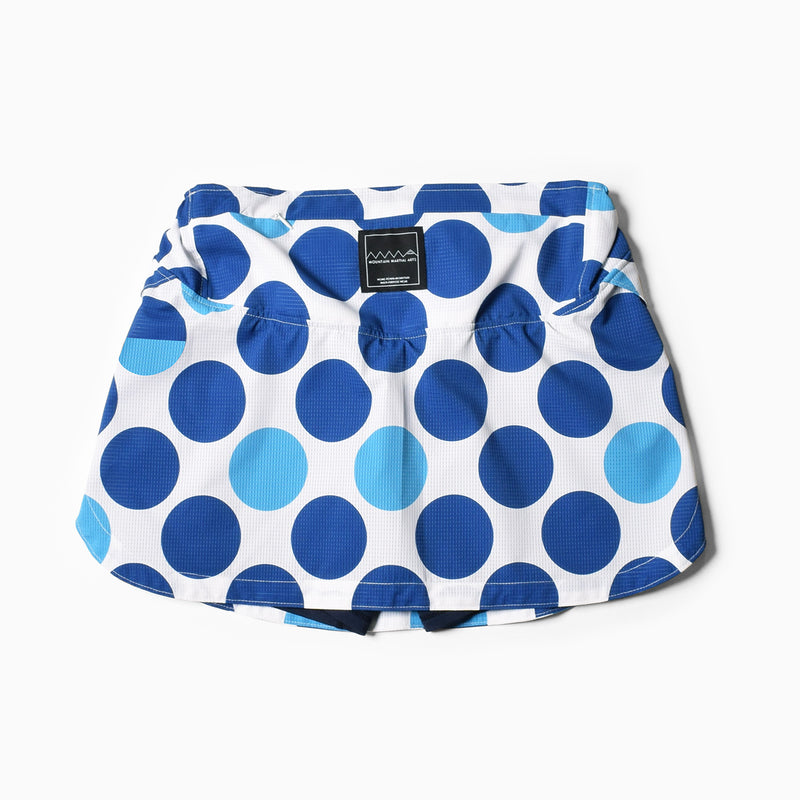 MMA Big Dot Side Slit Skirt V2 (White)
