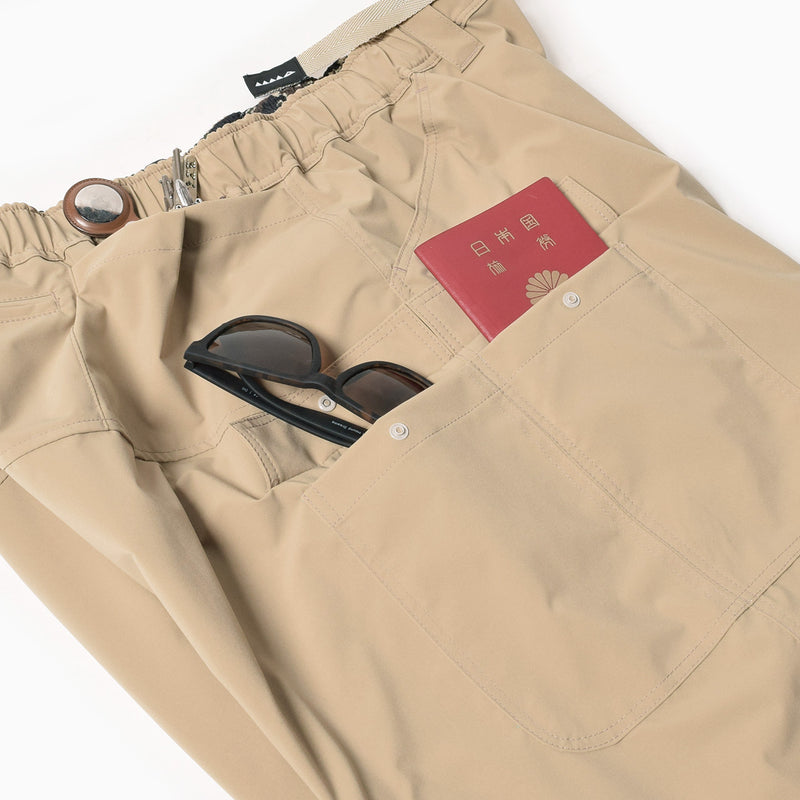 MMA SOLOTEX®︎ 8pocket Wide Pants (Beige)
