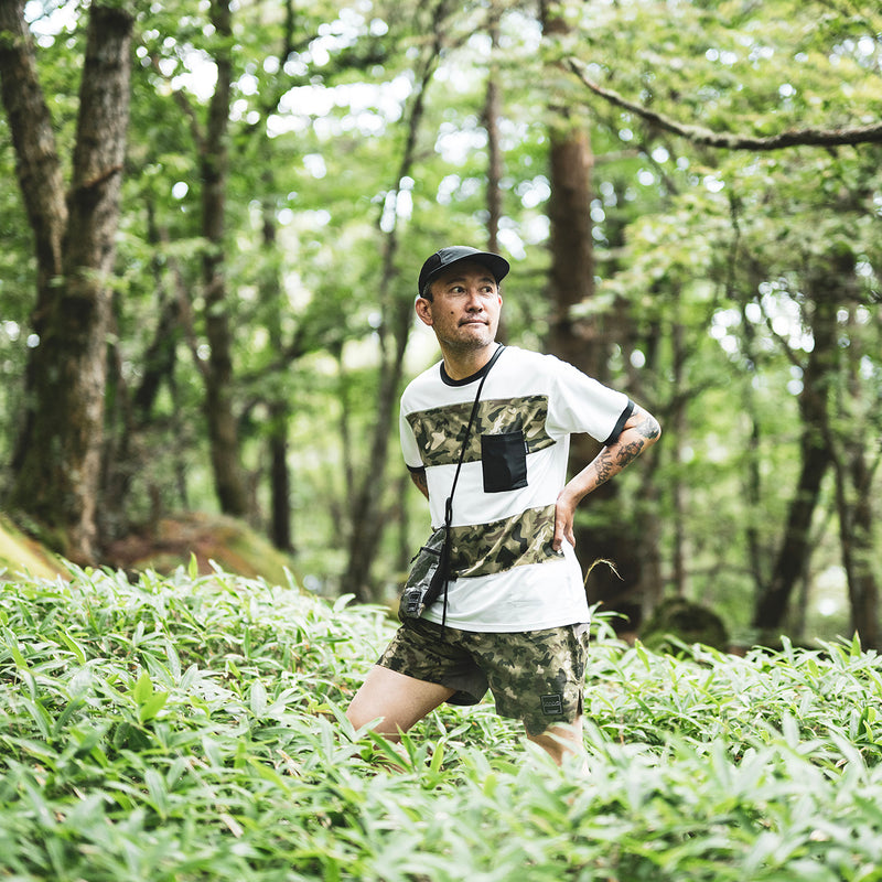 MMA_Jerry Ukai PONCHOMAN CAMO Tee (Green Camo)