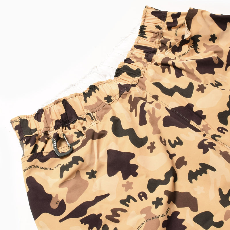 MMA_Jerry Ukai PONCHOMAN CAMO Hike&Run Shorts (Beige Camo)