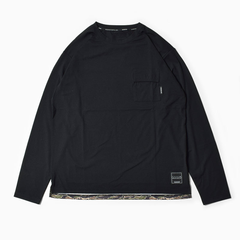 MMA Basic Pocket Long Tee (Black)