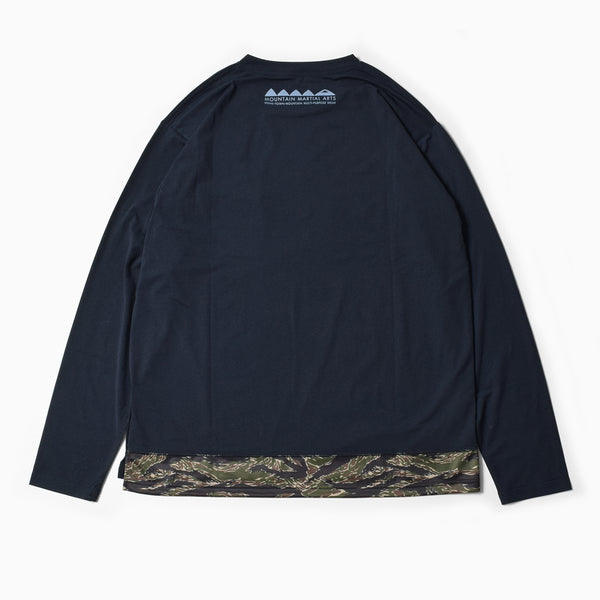 MMA Basic Pocket Long Tee (Navy)