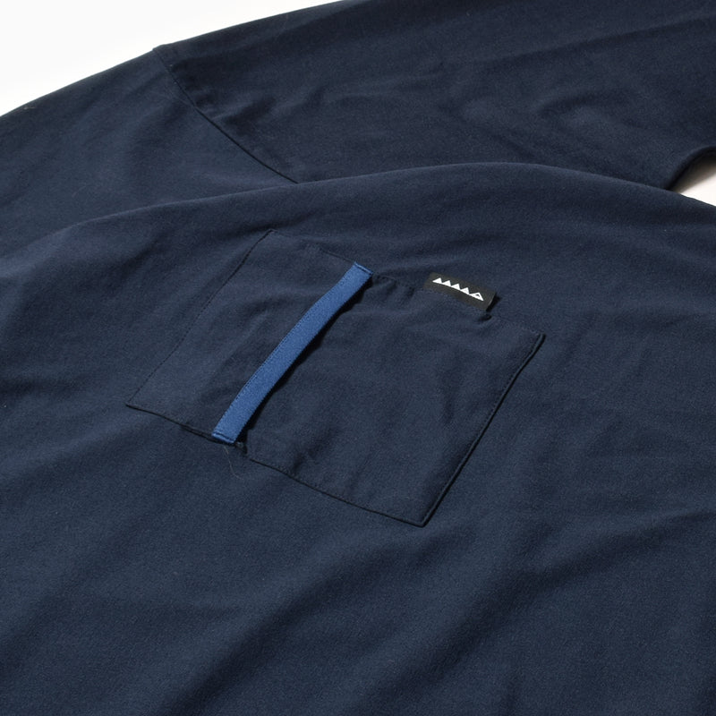 MMA Basic Pocket Long Tee (Navy)