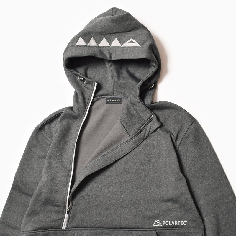 MMA POLARTEC®︎  Slant Zip Anorak (Charcoal)