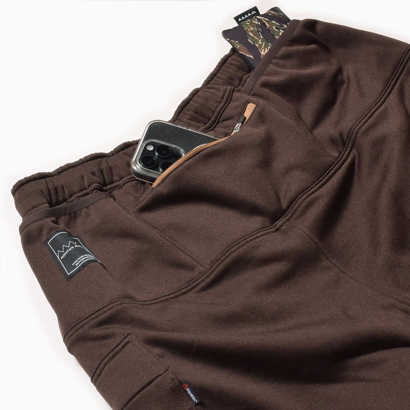 MMA POLARTEC®︎  Wide Cargo Jogger (Chocolate)