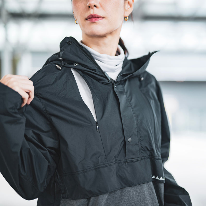 MMA PERTEX Packable Anorak V2 “KENNY" (Black_Gray)