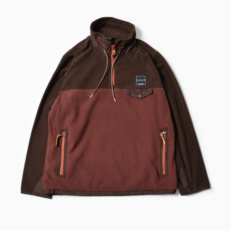 MMA POLARTEC®︎ Fleece Pull-over (Brown_Brick)