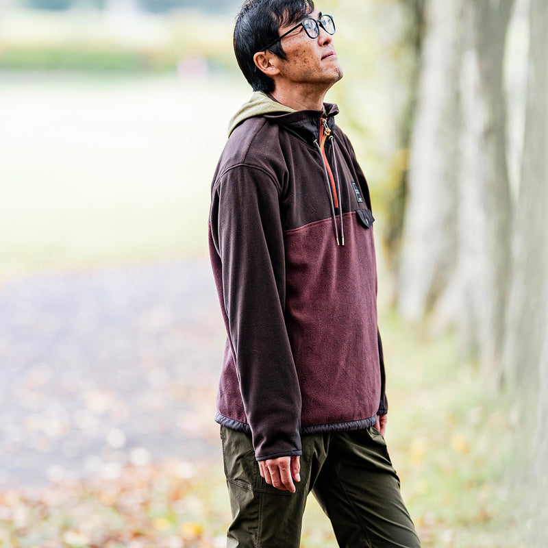 MMA POLARTEC®︎ Fleece Pull-over (Brown_Brick)