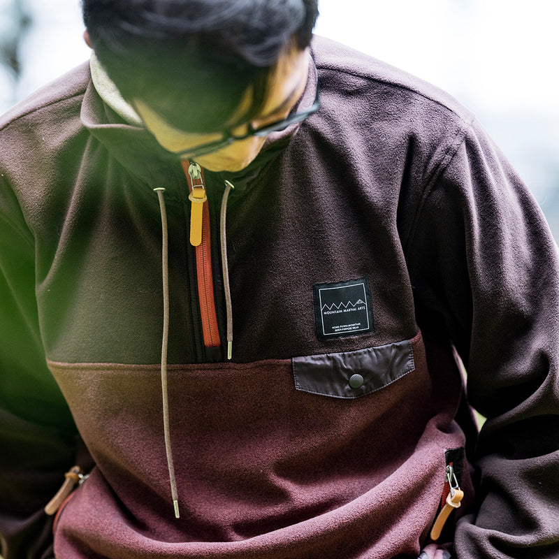 MMA POLARTEC®︎ Fleece Pull-over (Brown_Brick)