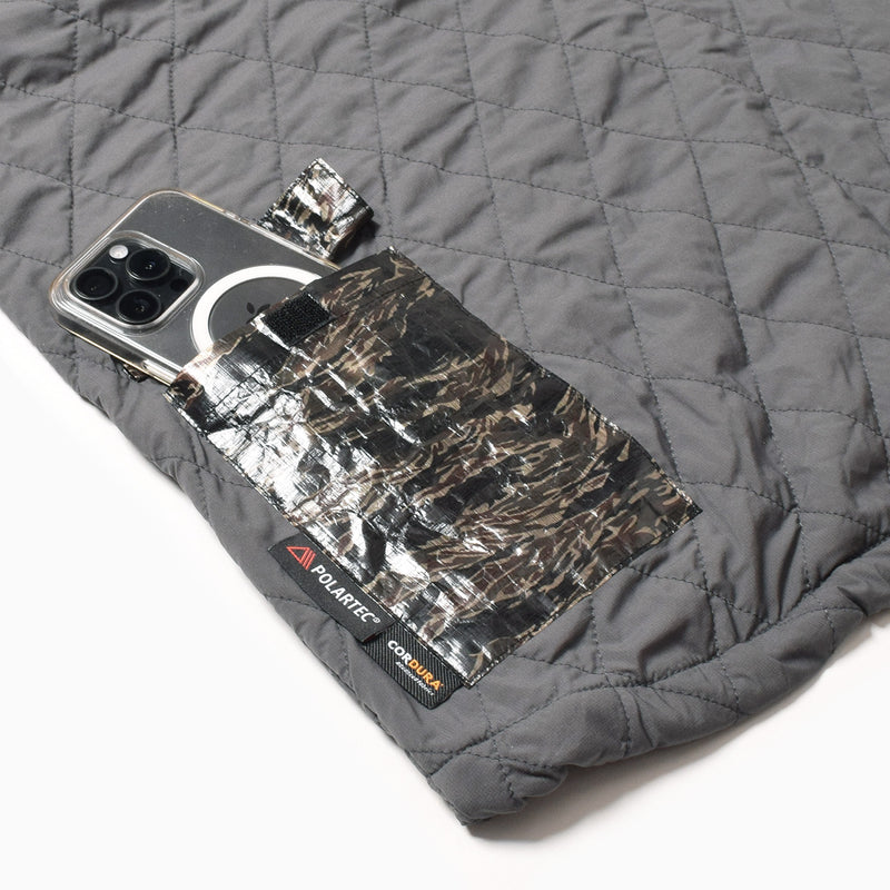 MMA CORDURA®︎ POLARTEC®︎ Quilting Vest (Gray)