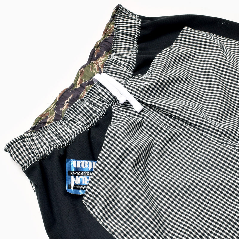 MMA Side Graphic Run Shorts V3 (Black Check) – TOKYO