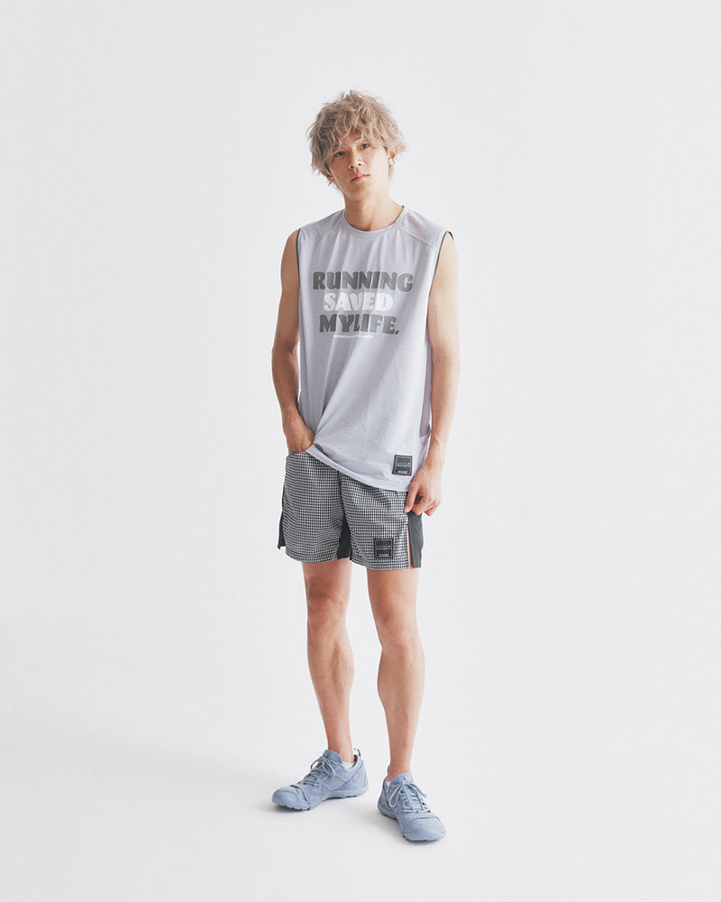 MMA Side Graphic Run Shorts V3 (Black Check) – TOKYO