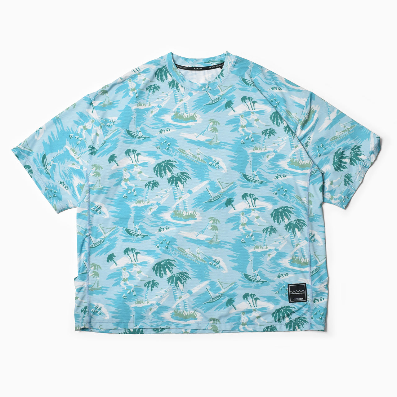 TOKYO 2020　サーフィン  ピクトグラム Tシャツ　Ｌサイズ RadBlue LONG SLEEVE TEE【SKULL SURF】