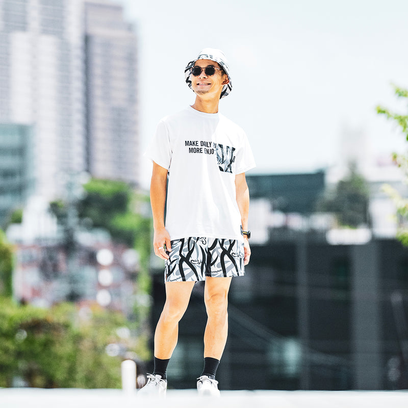 MMA_Takumi Okada Camo 7-pockets Shorts (Gray Camo)