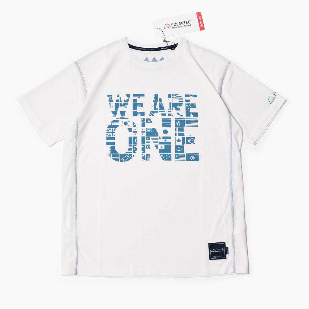 MMA POLARTEC®︎ WE ARE ONE Tee (White) – TOKYO MOUNTAIN