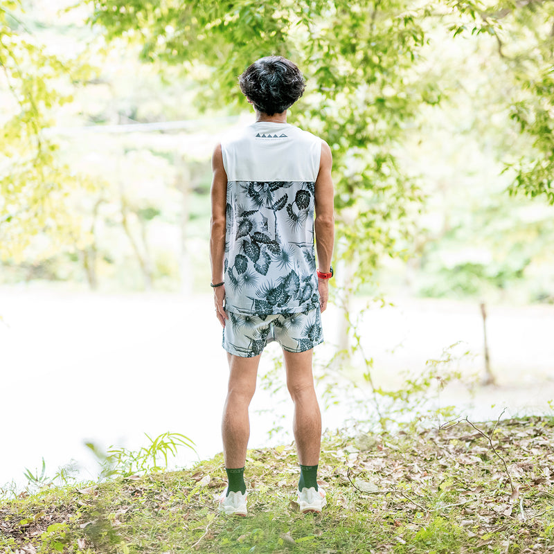 MMA Aloha Mesh Panel Sleeve-less (White)