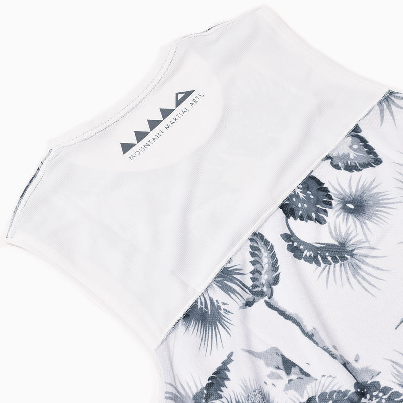 MMA Aloha Mesh Panel Sleeve-less (White)