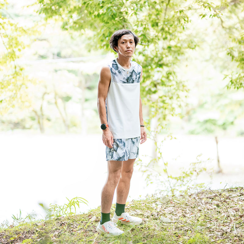 MMA Aloha Mesh Panel Sleeve-less (White)